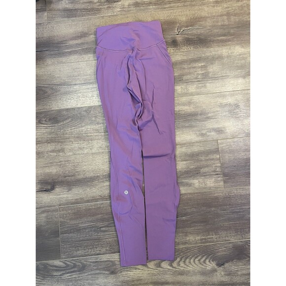 Lululemon Size 2 Base Pace High Rise Tight 27" Vintage Plum Purple/Mauve Legging - Picture 4 of 10